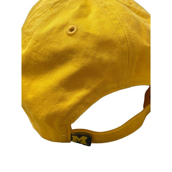 Michigan U of M College Baseball Hat OSFM Adjustable Maize Blue NEW License Cap - Picture 4 of 11